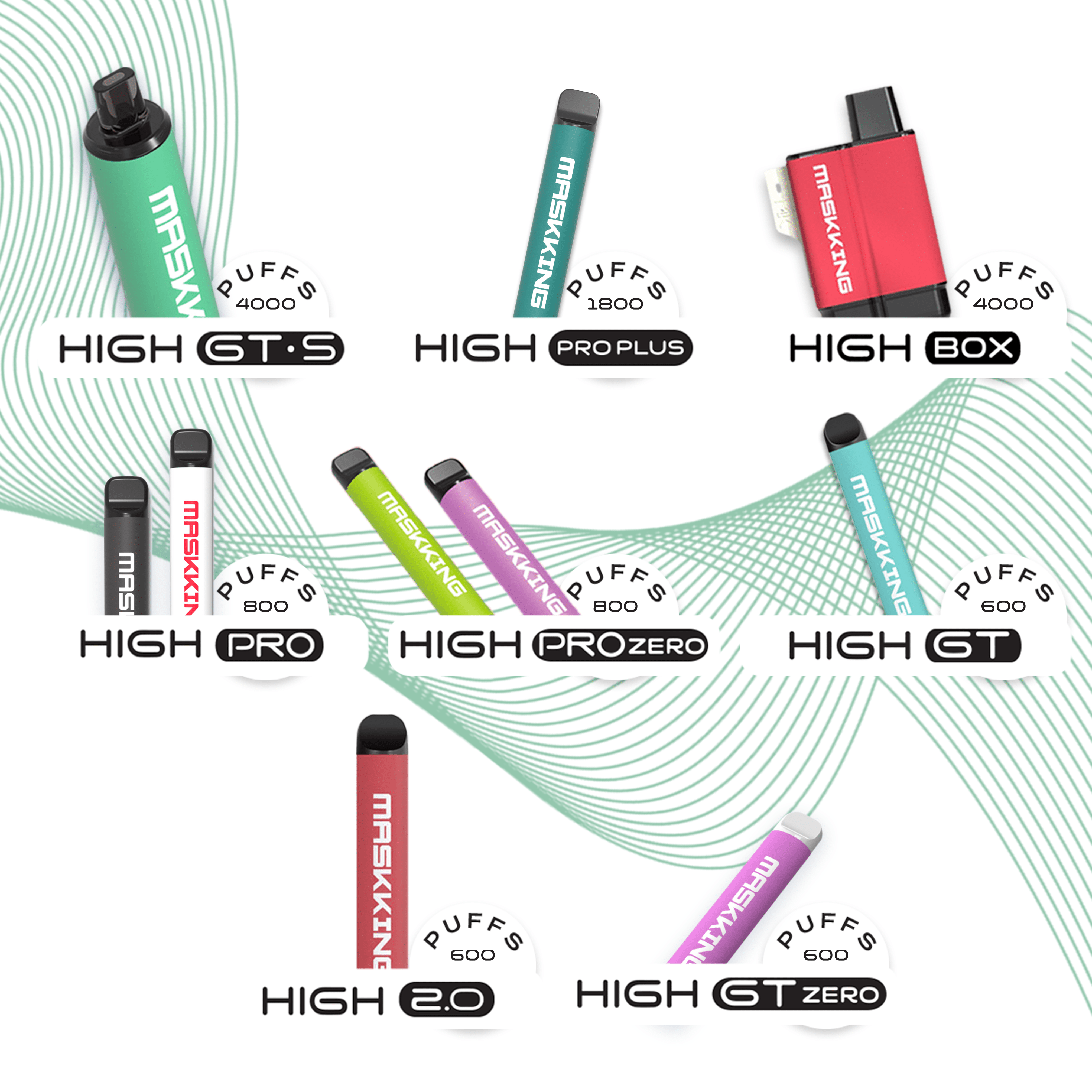 ¿Cuántos Tipos de Vape Maskking Hay? Guía Completa de Modelos y Sabores en México - Maskking