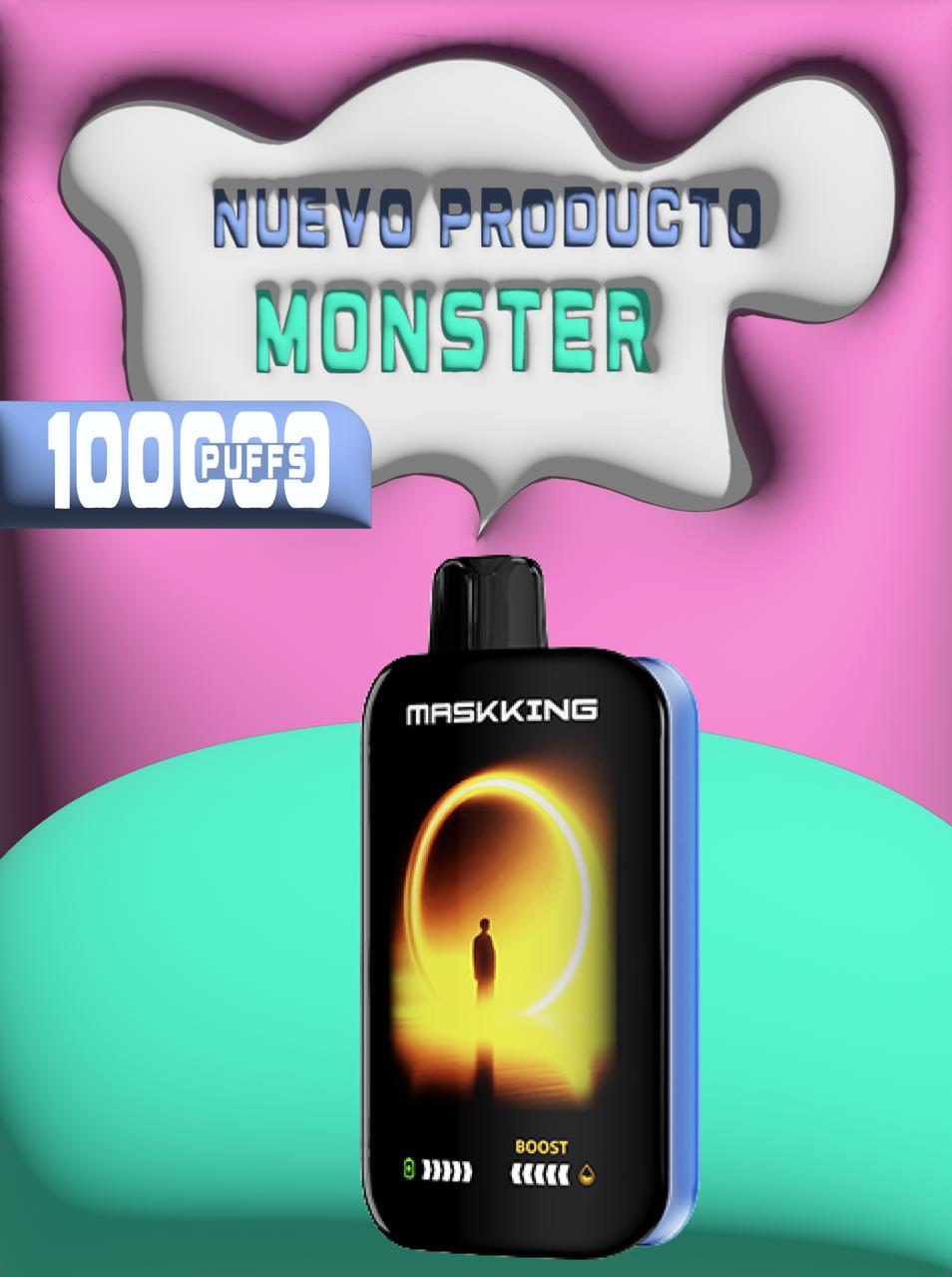 Maskking Monster 100K Original CDMX: Entrega en 30 Min a 2 Horas | Polanco, Condesa, Santa Fe y Todo México - Maskking