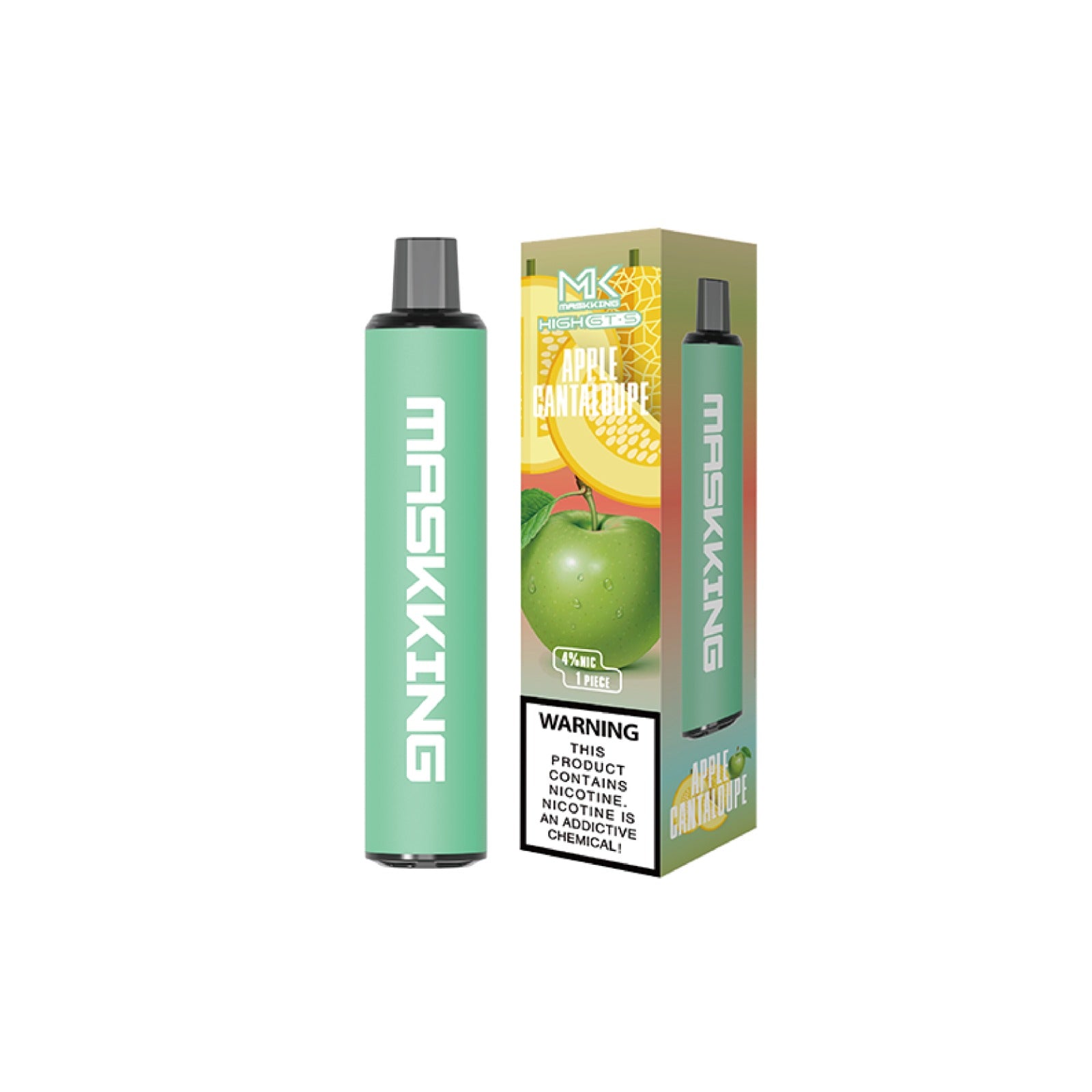 Maskking GTS Apple Cantaloupe vape desechable MK original, vapeador con envío rápido y seguro en México
