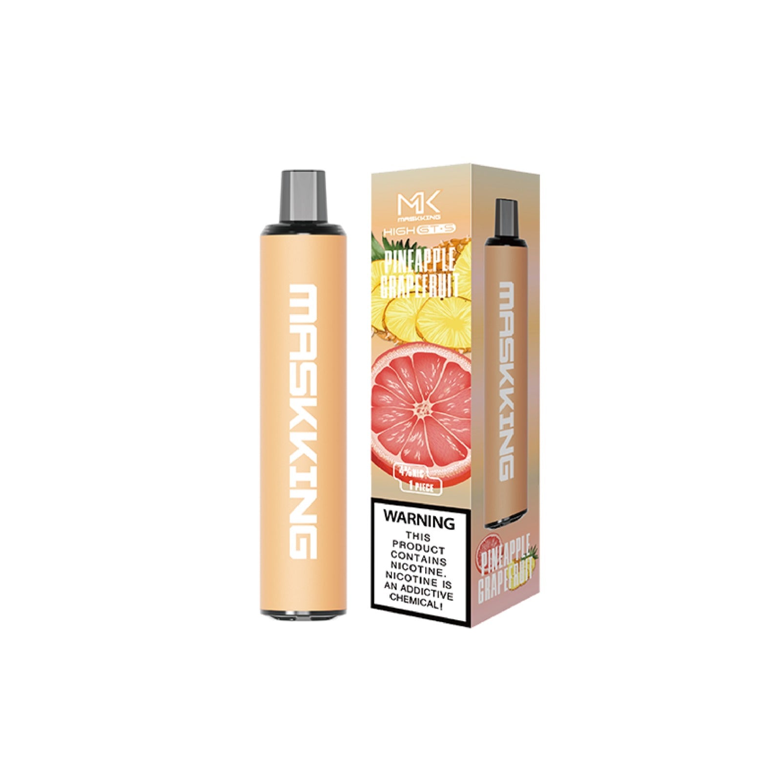 Maskking GTS Pineapple Grapefruit vapeador desechable MK original, compra online con entrega inmediata en todo México