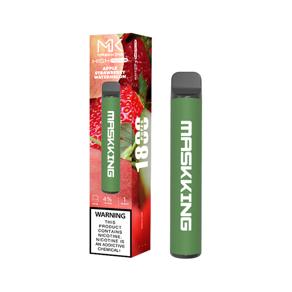 Maskking Pro Plus 1800 Apple Strawberry Watermelon vape desechable original Maskking MK México