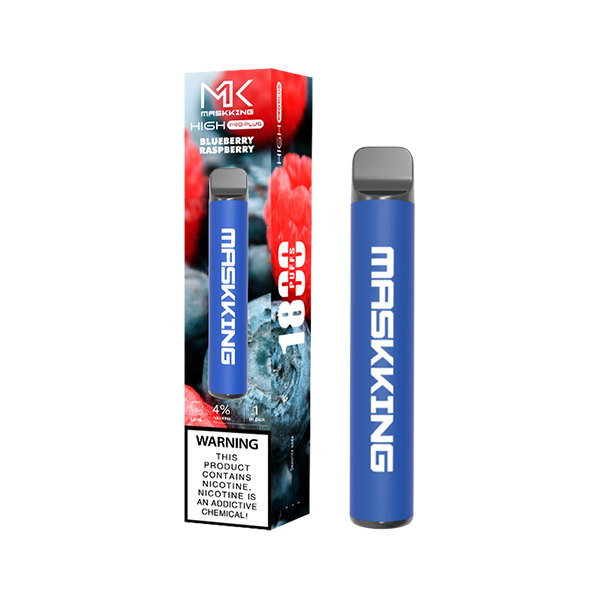 Maskking Pro Plus 1800 Blueberry Raspberry vape desechable original Maskking MK México