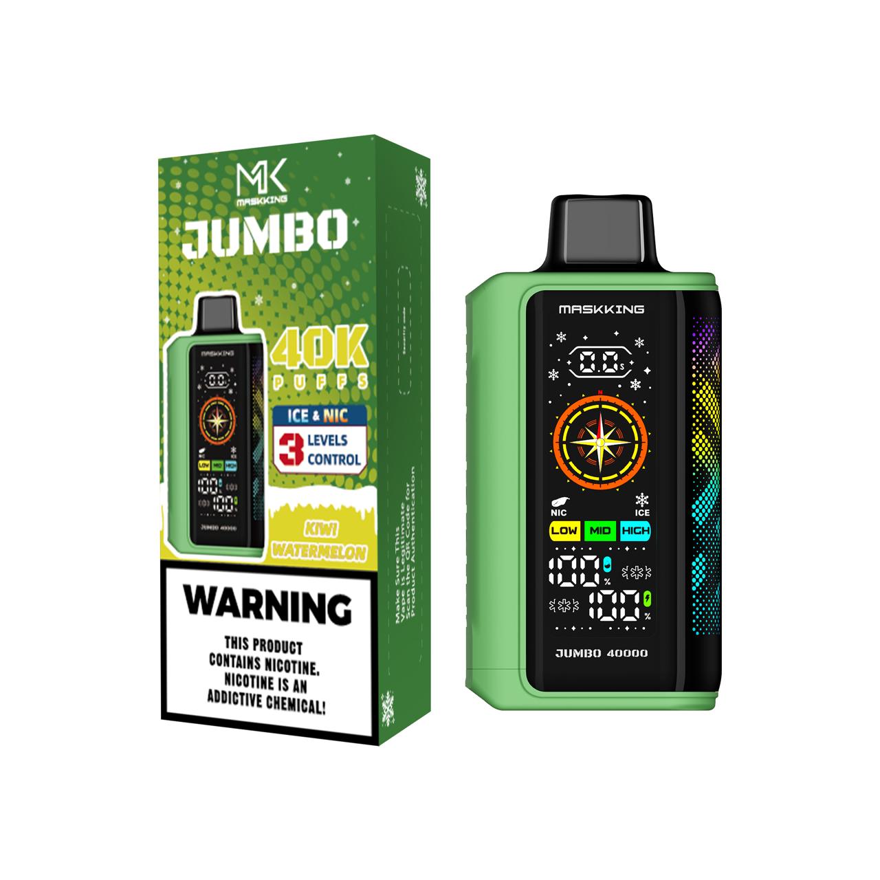 Compra Maskking Jumbo vape sabor Kiwi Watermelon 40000 puffs en México