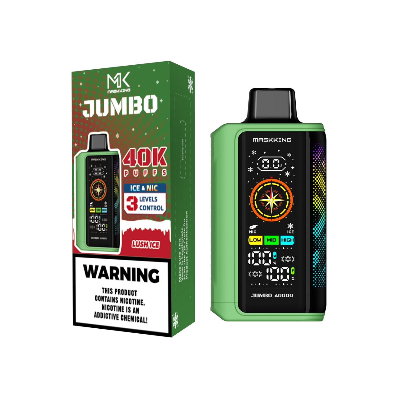 Vape Maskking Jumbo 40000 caladas sabor Lush Ice original envío rápido