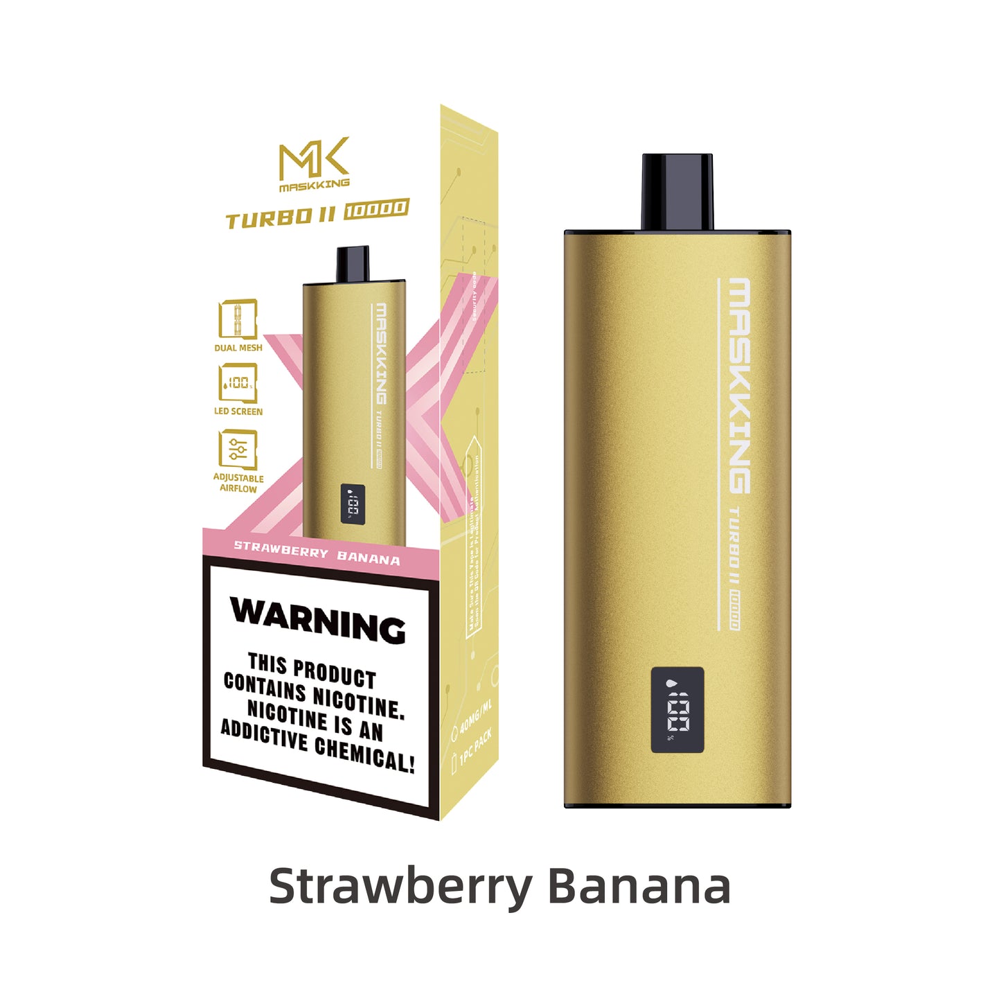 Maskking Turbo II Strawberry Banana
