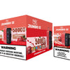 Maskking Jumbo II 10 Pack — Strawberry Lychee — Vape 50,000 caladas 5-en-1 ajustable Maskking México