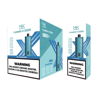 Maskking Turbo 10 Pack Blueberry, vape desechable original con sabor a mora azul y entrega inmediata en todo México.