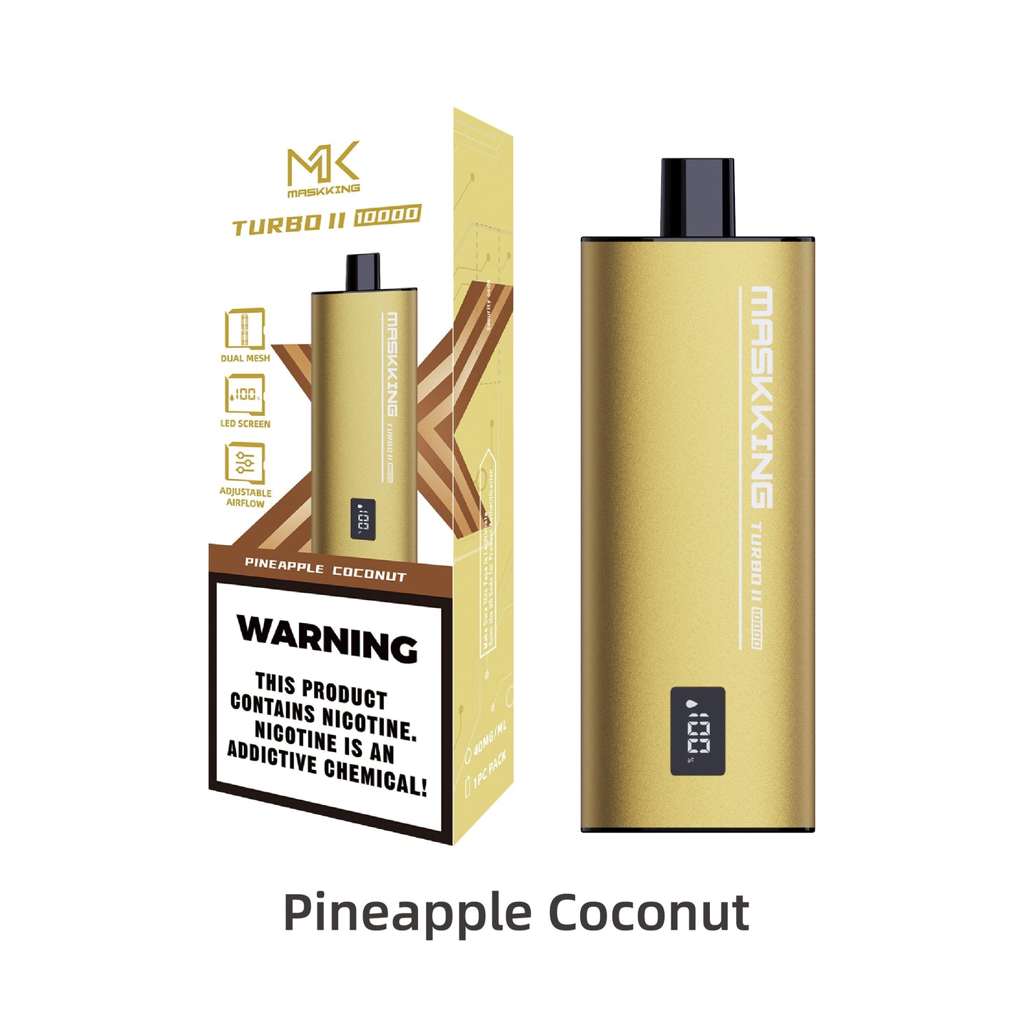 Maskking Turbo II Pineapple Coconut