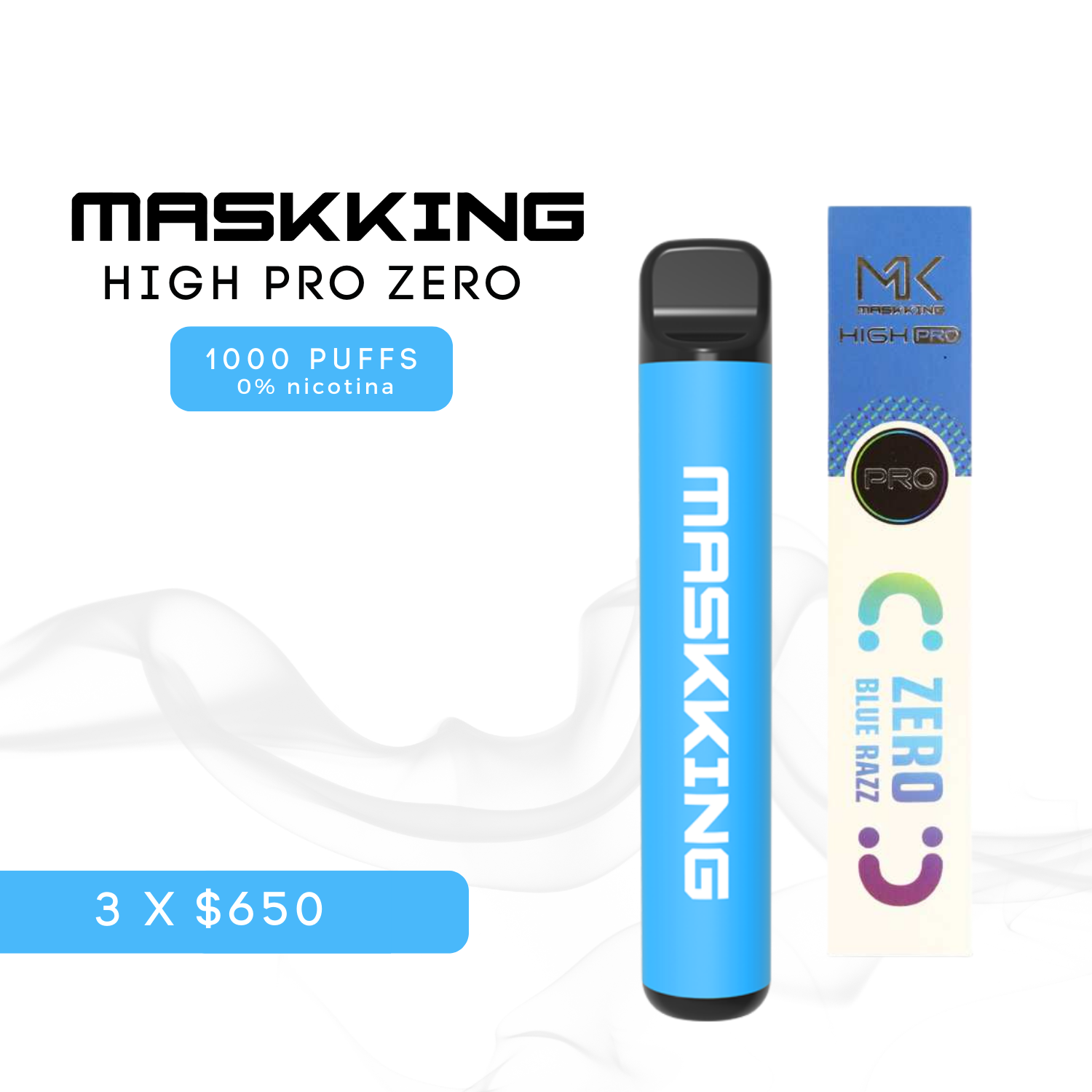 MASKKING PRO ZERO (Este producto NO contiene nicotina) Maskking